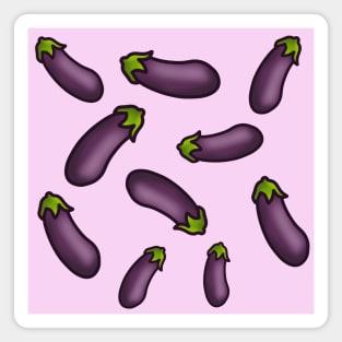 Cute eggplant Magnet